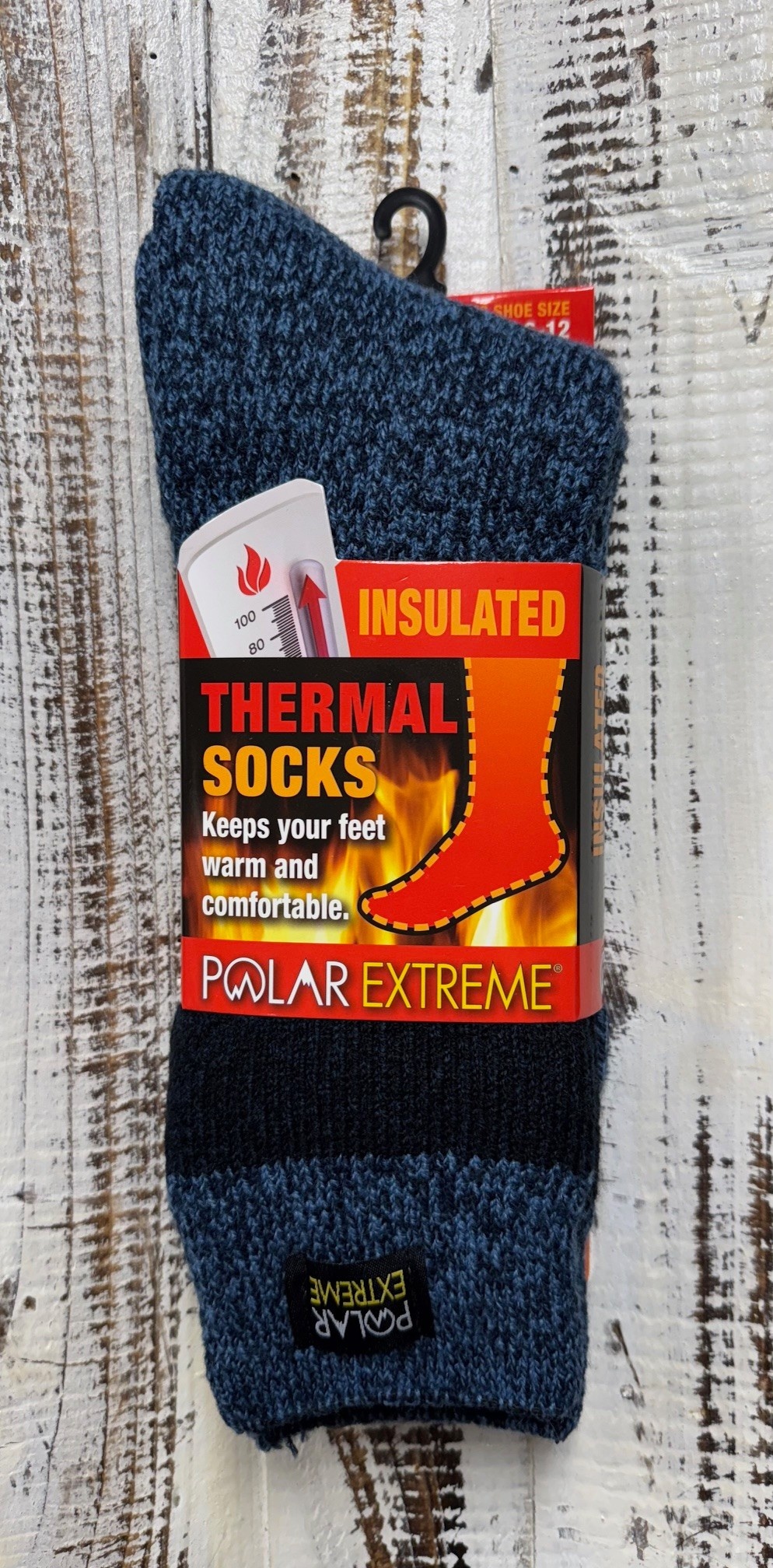 Polar Extreme Heat Men's Marl Heavy Brushed Sock 50 % OFF