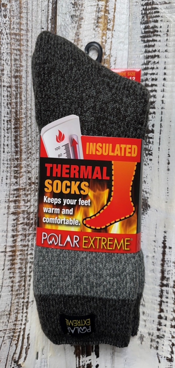 Polar Extreme Heat Men's Marl Heavy Brushed Sock 50 % OFF