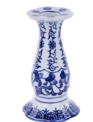 Blue & White Porcelain Candlestick