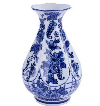Blue & White Porcelain Vase (3-Sizes)