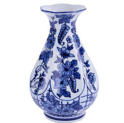 Blue & White Porcelain Vase