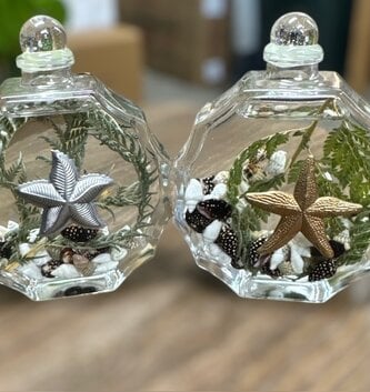 Sunburst Seashell Starfish Oil Candle (2-Styles)