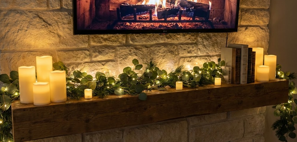 How to Light Your Mantel Like a Pro with LED Décor Lights