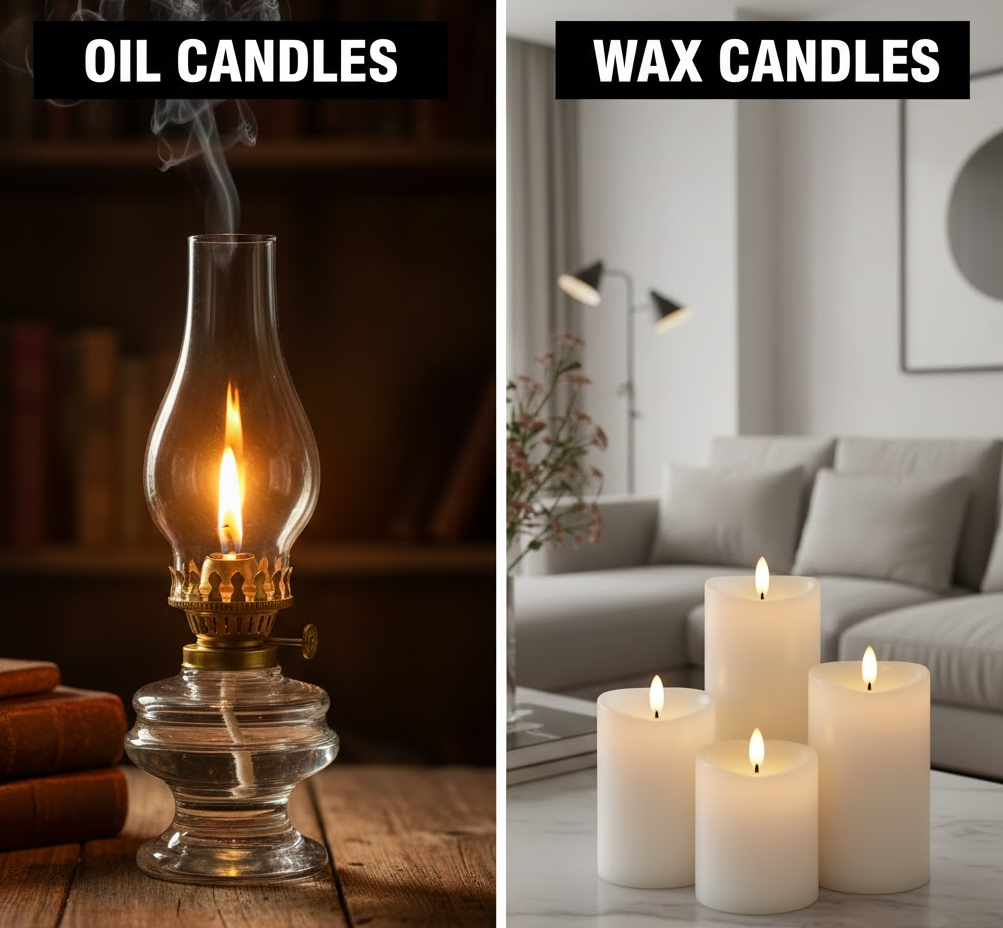 Oil vs Wax Candles: 5 Key Differences You Should Know Before Buying