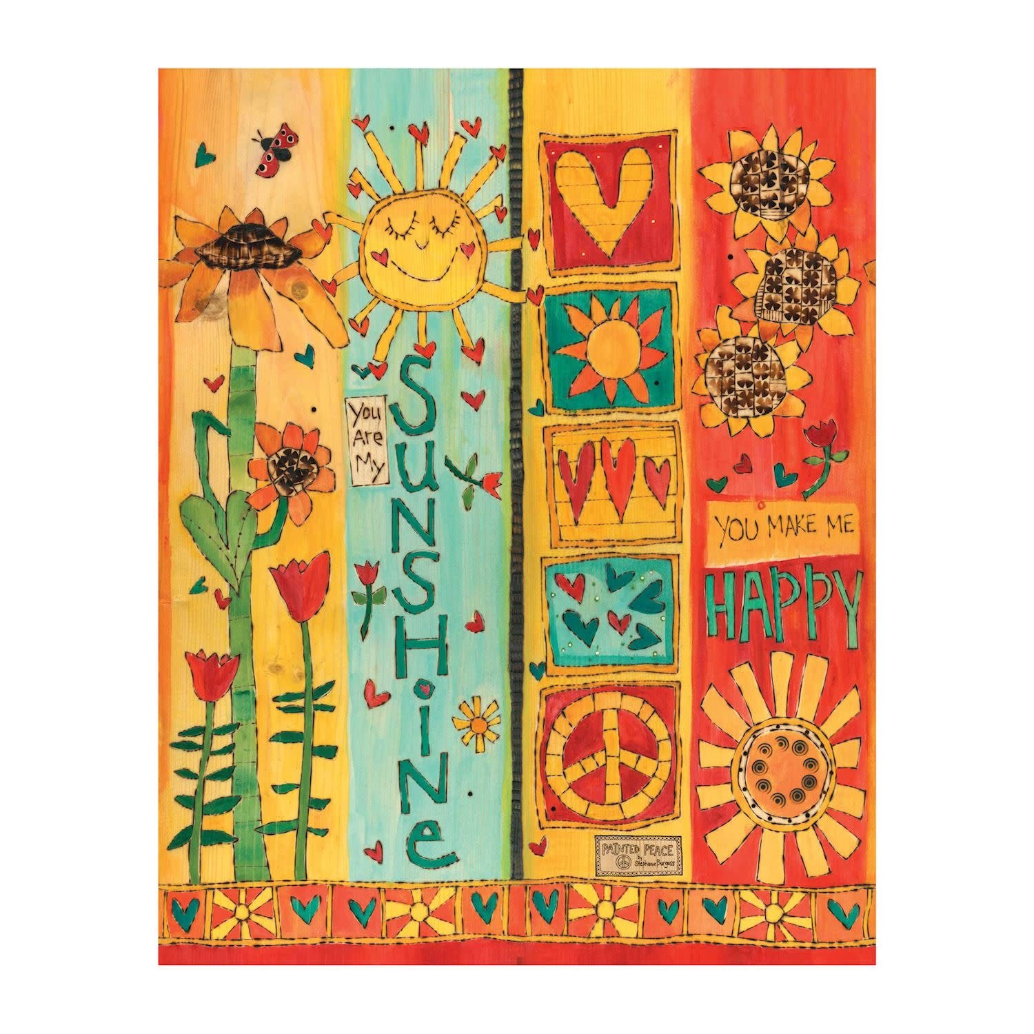 20" You are My Sunshine Art Pole