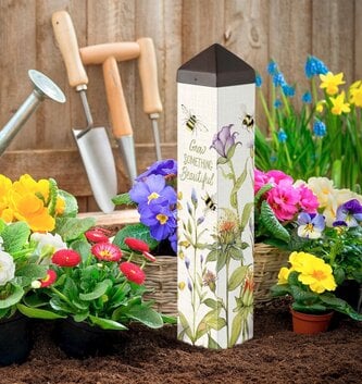 20" Bee Spring Art Pole