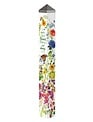 40" Watercolor Flowers Art Pole