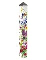 40" Watercolor Flowers Art Pole