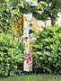 40" Watercolor Flowers Art Pole