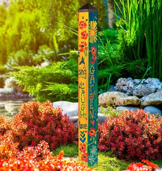 60" Garden Celebration Art Pole