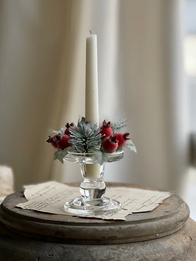 Glass Candle Holder