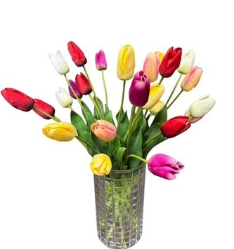 Natural Touch Long Stem Tulip (5-Colors)