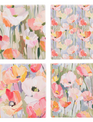 Set of 4 Wildflower Coasters