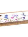 Floral Hummingbird Serving Tray (2-Sizes)