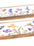 Floral Hummingbird Serving Tray (2-Sizes)