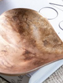 Antiqued Copper Heart Dish