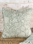 16 X 16 Olive Floral Pillow