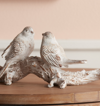 Bird Couple on Branch