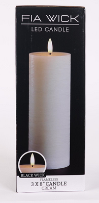 Battery Operated Fia Wick Candle (3-Sizes)