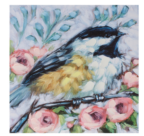 Floral Bird Canvas (4-Styles)