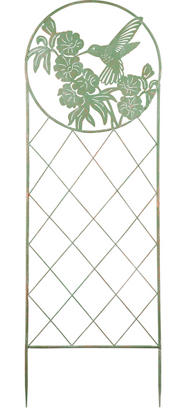 Metal Hummingbird Trellis