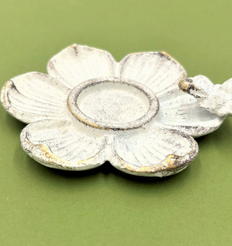 Cast Iron Flower Tealight Holder