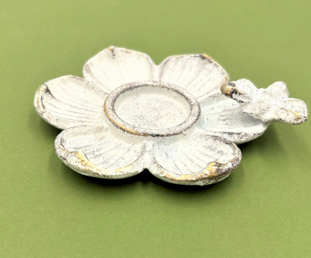 Cast Iron Flower Tealight Holder