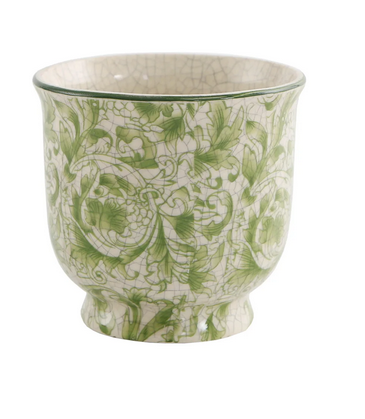 Ceramic Floral Vine Pot