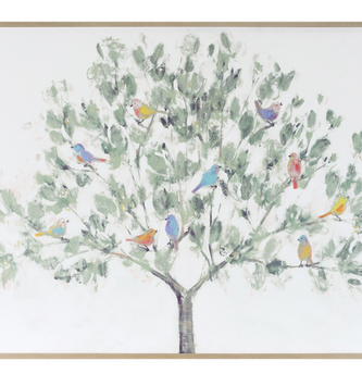 Framed Birds of a Feather Print