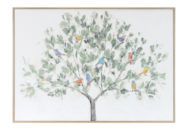 Framed Birds of a Feather Print