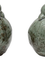 Set of 2 Stoneware Birds Large