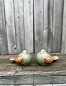 Set of 2 Stoneware Birds Small (2-Colors)