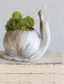 Stoneware Snail Vase