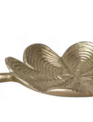 Golden Cast Aluminium Flower Trinket Dish