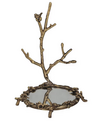 Pewter Jewelry Holder w/ Mirror