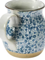 Hand-Painted Floral Print Pitcher