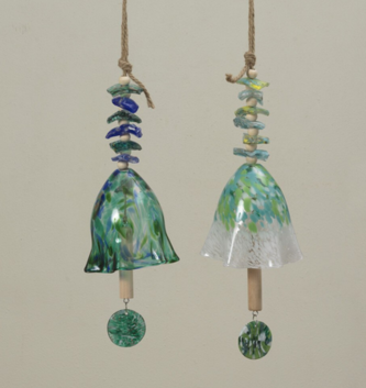 Handblown Glass Wind Bell (2-Styles)