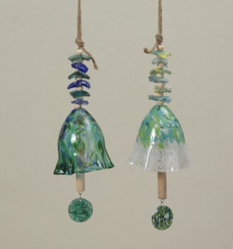 Handblown Glass Wind Bell (2-Styles)
