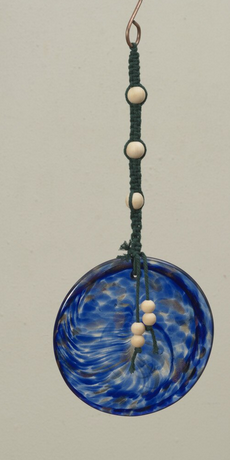 Hanging Handblown Glass Disc (2-Styles)