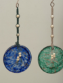 Hanging Handblown Glass Disc (2-Styles)