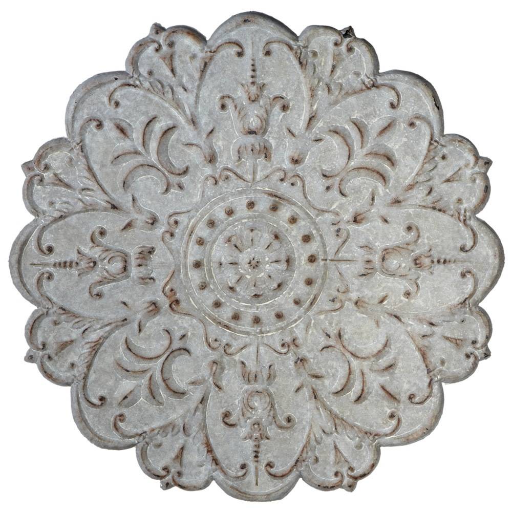 Grey Antique Metal Medallion The Last Straw