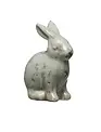 Small Blue Ceramic Bunny