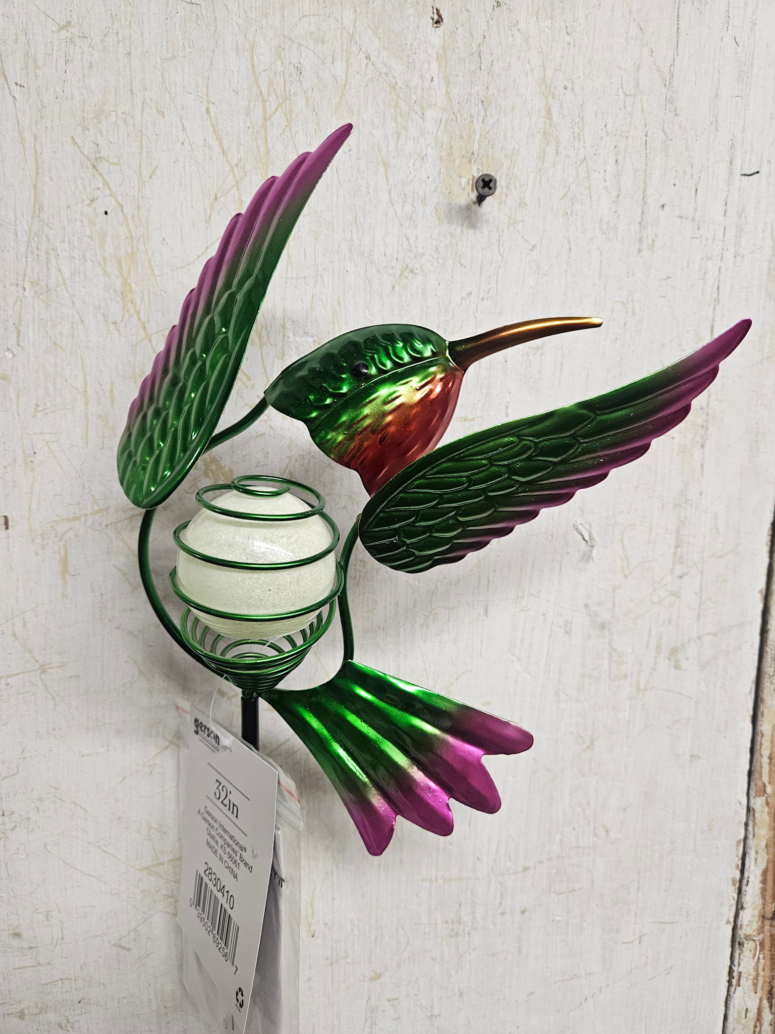 Glow In The Dark Hummingbird Stake