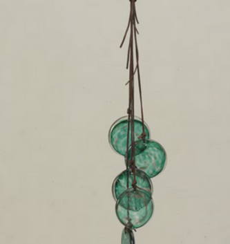 Handblown Tiered Glass Wind Chime