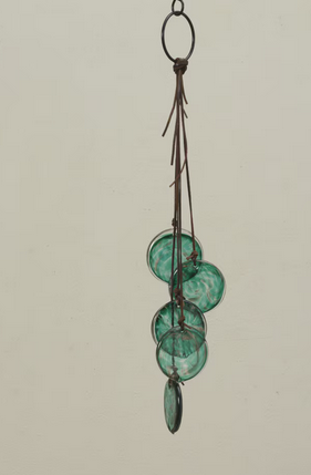 Handblown Tiered Glass Wind Chime