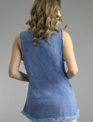 Tempo Paris Sleeveless Raw Edge Top By: Tempo Paris