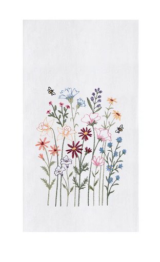 Botanical Blooms Bee Kitchen Towel