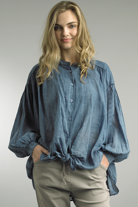 Tempo Paris Button Down Tie Shirt by Tempo Paris