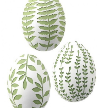 Fern Patterned Egg (3-Styles)