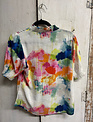 Watercolor Cloudburst V-neck Blouse By: Lior Paris